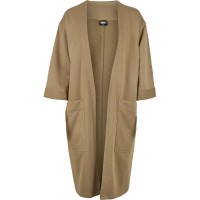 жилетка,дамски,пуловери,дамски,плетени,дрехи,urban,classics,oversized,terry,cardigan,khaki,(green)