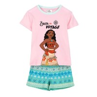 пижама,детски,пижами,disney,moana,short,sleeve,pyjama,pink,(beige)