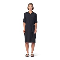 рокля,дамски,поли,и,рокли,hannah,liby,short,sleeve,dress,black,(anthracite)
