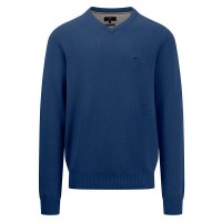 блуза,мъжки,пуловери,fynch,hatton,1414221,v,neck,sweater,night,(blue)