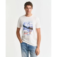 тениска,мъжки,тениски,дамски,тениски,gant,winter,sports,graphic,short,sleeve,t,shirt,white,(cream)
