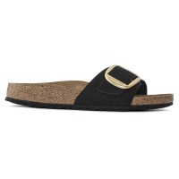 сандали,дамски,сандали,и,чехли,birkenstock,madrid,big,buckle,nubuck,leather,sandals,black,(black)