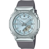 часовник,часовници,casio,gm,s2110,40,mm,watch,mouse,grey,turquoise,mineral,(silver)