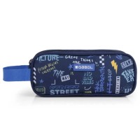 ученически,принадлежности,gabol,skull,wr,3,pencil,case,blue,(blue)