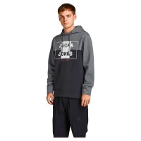 суичър,мъжки,пуловери,jack,&,jones,star,hoodie,grey,(black)