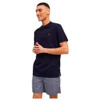 мъжки,блузи,с,яка,jack,&,jones,structure,mao,short,sleeve,polo,perfect,navy,(blue)