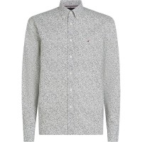 риза,с,дълъг,ръкав,мъжки,ризи,tommy,hilfiger,flex,poplin,liner,floral,rf,long,sleeve,shirt,ivory,petal,night,sky,print,(grey)
