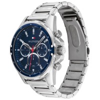 часовник,часовници,tommy,hilfiger,mason,45,mm,watch,silver,(blue)