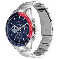 часовник,часовници,tommy,hilfiger,owen,46,mm,watch,silver,(blue)