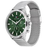 часовник,часовници,tommy,hilfiger,ryder,44,mm,watch,green,(silver)