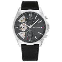 часовник,часовници,tommy,hilfiger,baker,44,mm,watch,silver,(black,dark,grey,mineral)