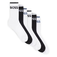 чорапи,мъжки,чорапи,boss,stripcc,10257762,socks,6,pairs,open,miscellaneous,(white,black)