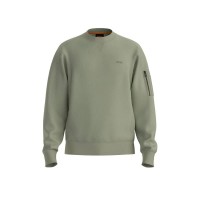 блуза,мъжки,пуловери,boss,mixed,full,zip,sweatshirt,green,(open,green)