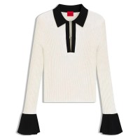 блуза,дамски,пуловери,дамски,плетени,дрехи,hugo,sharro,sweater,open,white,(white)