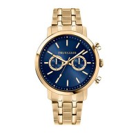 часовник,часовници,trussardi,r2453147002,watch,golden,(blue)