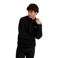 поларена,блуза,мъжки,пуловери,calvin,klein,golf,thompson,half,zip,fleece,sweatshirt,black,(black)