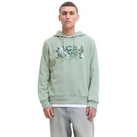 суичър,мъжки,пуловери,jack,&,jones,geplas,ln,hoodie,green,(iceberg,green)
