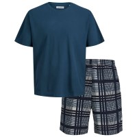 пижама,мъжки,пижами,jack,&,jones,max,pyjama,blue,wing,teal,white,blue,seaborne,checks,(blue)