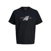 тениска,детски,тениски,jack,&,jones,tier,front,print,mni,short,sleeve,t,shirt,black