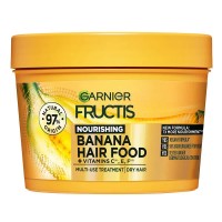 хигиена,коса,garnier,fructis,food,banana,hair,mask,400ml,yellow,(transparent)