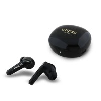 слушалки,слушалки,guess,glossy,classic,logo,tws,wireless,earphones,black