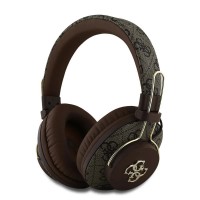 слушалки,слушалки,guess,pu,4g,metal,logo,enc,wireless,headphones,brown