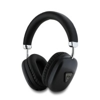слушалки,слушалки,guess,saffiano,pu,leather,triangle,logo,wireless,headphones,black