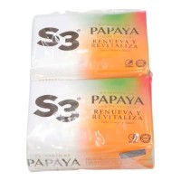 хигиена,тяло,s3,papaya,250g,bar,of,soap,2,units,clear