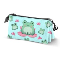 канцеларски,принадлежности,oh,my,pop,froggy,triple,pencil,case,blue,(turquoise)