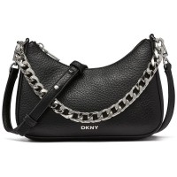 чанта,за,през,рамо,всички,чанти,dkny,jenna,demi,shoulder,bag,black,(black,silver)
