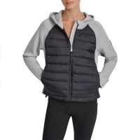 яке,дамски,якета,и,палта,dkny,scuba,hybrid,quilted,jacket,matte,black,pearl,grey,heather,(black,grey)