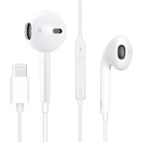 слушалки,слушалки,fiesta,lightning,fisemw20,earphones,white,(black)