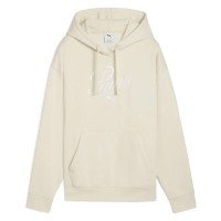 суичър,дамски,блузи,puma,ess,script,comfort,hoodie,alpine,snow,(beige)