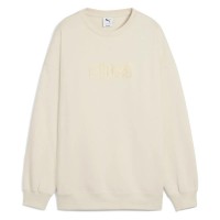 блуза,дамски,блузи,puma,maximal,metallic,oversized,sweatshirt,beige,(alpine,snow)