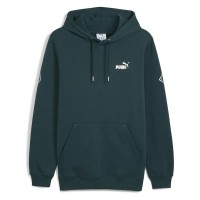 суичър,мъжки,пуловери,puma,maximal,metallic,relaxed,fit,hoodie,green,terrain