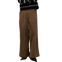 панталони,дамски,панталони,vero,moda,awtala,wide,leg,fit,high,waist,pants,brown,(teak)