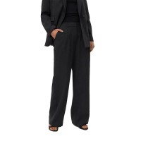 панталони,дамски,панталони,vero,moda,bestie,wide,leg,fit,dad,pants,black,(dark,grey,melange)