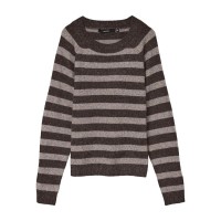 блуза,мъжки,пуловери,дамски,пуловери,vero,moda,doffy,sweater,brown,grey,(chocolate,torte,w,moon,rock)