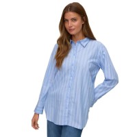 риза,с,дълъг,ръкав,дамски,блузи,дамски,ризи,vero,moda,elina,long,sleeve,shirt,blue,(hydrangea,ella,snow,white,black)