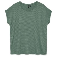 тениска,дамски,тениски,vero,moda,lava,glitter,short,sleeve,t,shirt,laurel,wreath,gold,lurex,(green)