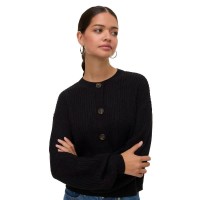 жилетка,дамски,пуловери,дамски,плетени,дрехи,vero,moda,lea,cardigan,black,(black)
