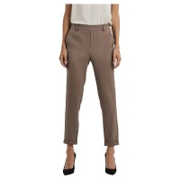 панталони,дамски,панталони,vero,moda,maya,loose,fit,solid,pants,fossil,(brown)