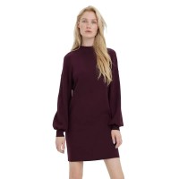 рокля,дамски,поли,и,рокли,vero,moda,nancy,long,sleeve,dress,purple,(winetasting)