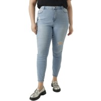 дънки,дамски,панталони,vero,moda,curve,sophia,skinny,fit,vi3376,high,waist,jeans,light,blue,denim