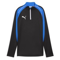 блуза,дамски,блузи,puma,individualblaze,half,zip,sweatshirt,puma,black,puma,white,racing,blue,(black)