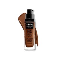 ексфолианти,nyx,cosmetics,can´t,stop,won´t,stop,full,coverage,cocoa,foundation,brown