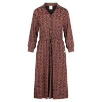 рокля,дамски,поли,и,рокли,trespass,velina,dress,ditsy,floral,(brown)