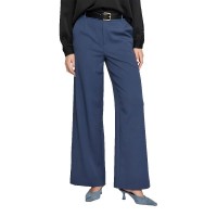 панталони,дамски,панталони,vila,varone,wide,leg,high,waist,pants,vintage,indigo,(blue)