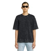 риза,с,къс,ръкав,мъжки,пуловери,g,star,acid,wash,loose,short,sleeve,sweatshirt,acid,dark,black,(black)