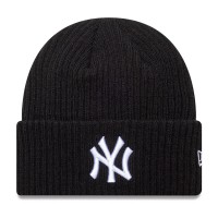 шапка,всички,шапки,new,era,mlb,wide,cuff,new,york,yankees,beanie,black,(black)
